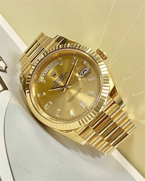 rolex day-date 40 weight|40mm bussdown Rolex preowned.